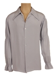 Elvis Presley Owned & Worn IC Costume Co. Pale Blue Balloon-Sleeved Shirt
