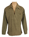 Elvis Presley Owned & Worn Custom Green Suede Pullover Top