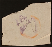 Elvis Presley Inscribed Autograph