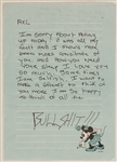 Axl Rose  Handwritten Lyrics 