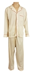 Elvis Presley Owned & Worn Munsingwear Ivory Pajamas with Piping