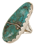 Elvis Presleys Owned & Worn Turquoise Ring from the Dottie Rambo Collection