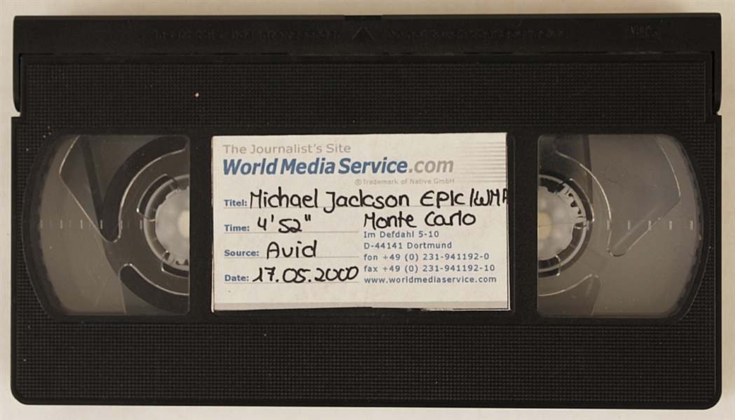 Michael Jackson 2000 Monte Carlo World Music Awards Unreleased Video Tape Recording