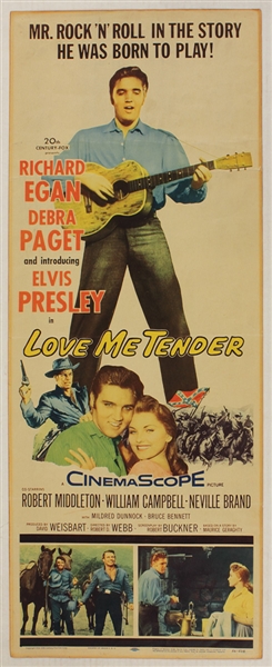 Elvis Presley "Love Me Tender" Original Movie  Lobby Poster