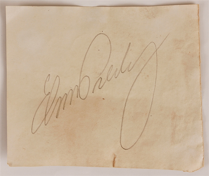 Elvis Presley Autograph
