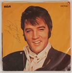 Elvis Presley Signed & Inscribed Don't Cry Daddy 45 Record Sleeve
