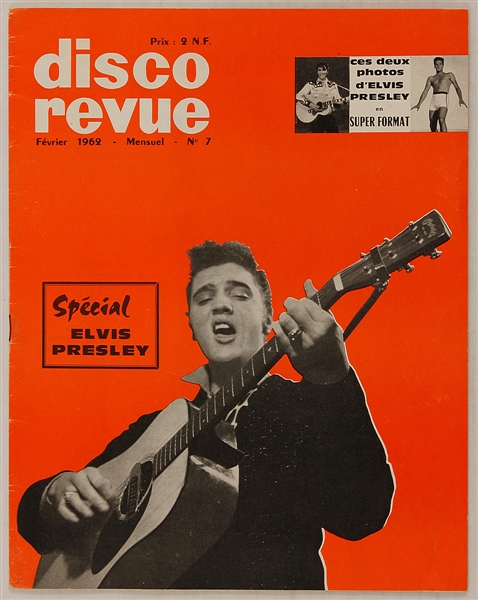 Elvis Presley 1962 Original French Picture Book