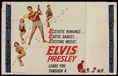 Elvis Presley Blue Hawaii Original Movie Poster (In two pieces)