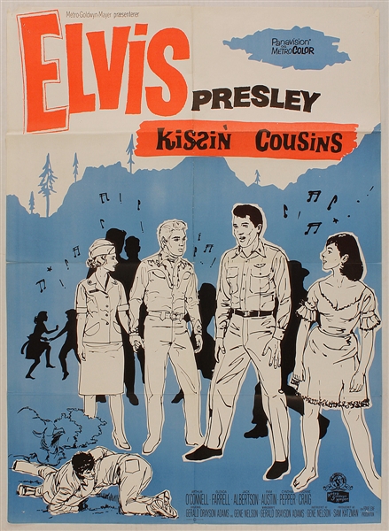 Elvis Presley "Kissin Cousins" Original  Movie Poster