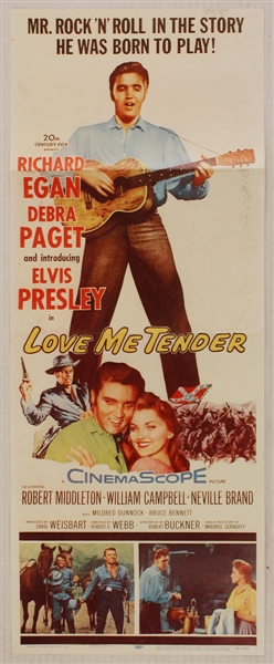 Elvis Presley "Love Me Tender" Original Movie Poster