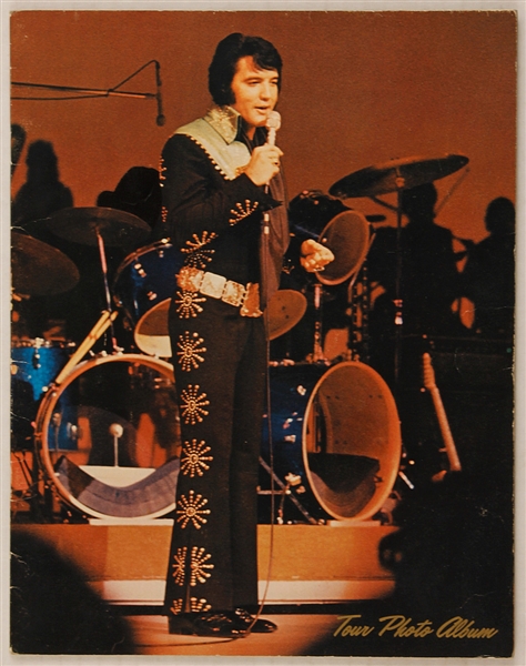 Elvis Presley Original Concert Tour Photo Album Program