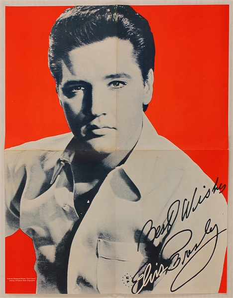 Elvis Presley Original "Love Letters" Sheet Music with Facsimile Signature