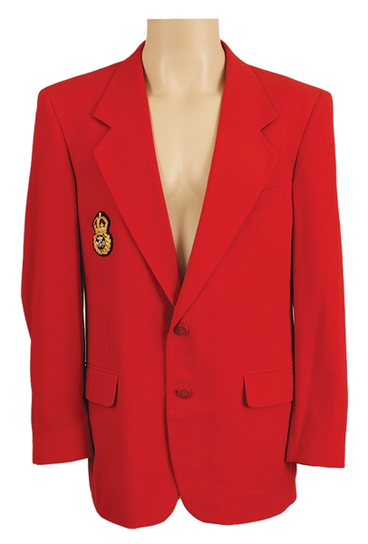 Michael Jackson "Bad Tour" Worn Bill Whitten Custom Red Jacket 