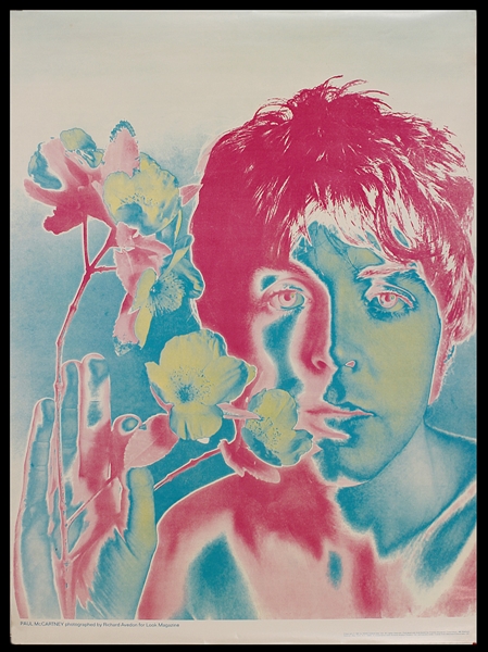Paul McCartney Original Richard Avedon Poster