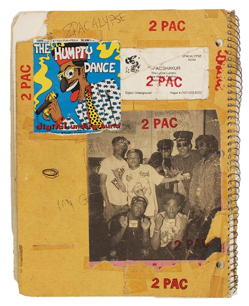 Tupac Shakurs "2Pacalypse Now" Handwritten Notebook for His Debut Album