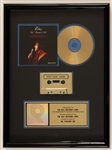 Elvis Presley He Touched Me Original RIAA Gold Cassette and C.D. Award