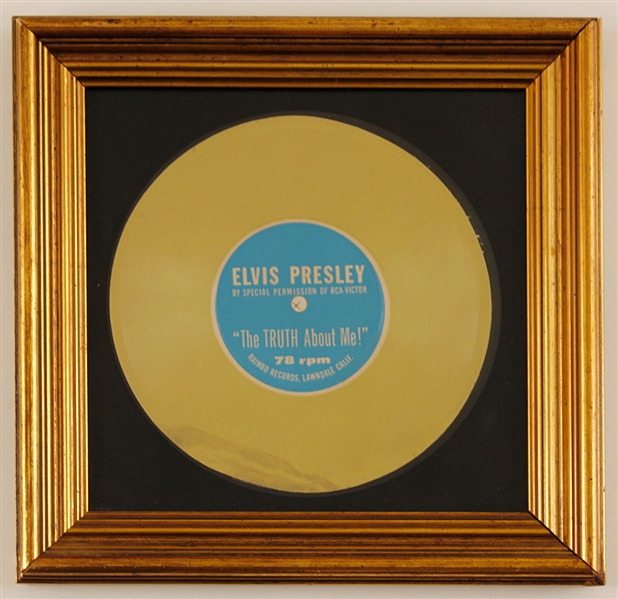 Elvis Presley "The Truth About Me" Original Flexi-Disc Record