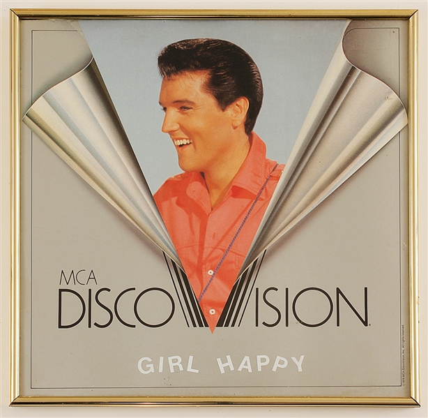 Elvis Presley "Girl Happy" Japanese MCA Disco Vision Laser Disc Mock-Up