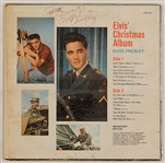 Elvis Presley Signed "Elvis Christmas Album" Album