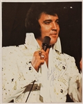 Elvis Presley Twice-Signed Two-Sided Program Picture Page 