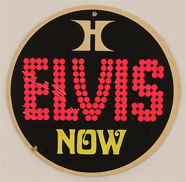Elvis Presley Original Las Vegas Hilton Summer Festival Two-Sided Hanging Mobile