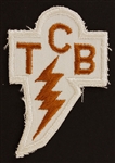 Elvis Presleys Personally Owned TCB Lightning Patch