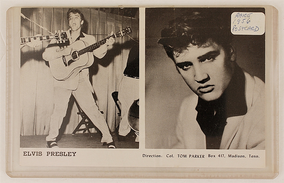 Elvis Presley Rare 1950s  Picture Postcard