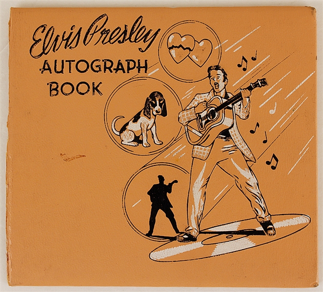 Elvis Presley Rare 1956 EPE Mini Autograph Book Cover