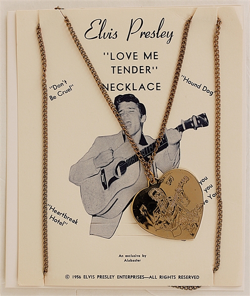 Elvis Presley Rare 1956 EPE "Love Me Tender" Necklace