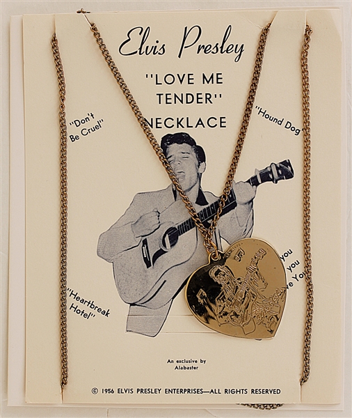 Elvis Presley Rare 1956 EPE "Love Me Tender" Necklace