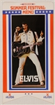 Elvis Presley Rare 1972 Las Vegas Hilton Hotel Summer Festival Souvenir Menu