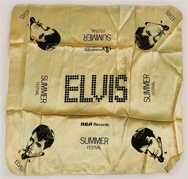 Elvis Presley Las Vegas International Summer Festival Promotional Scarf