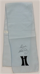 Elvis Presley Original Stage Worn Blue Concert Scarf 