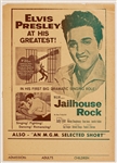 Elvis Presley "Jailhouse Rock" Original Movie Theater Window Poster