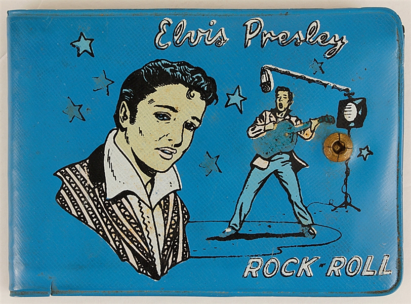 Elvis Presley Rare 1956 EPE Blue Wallet