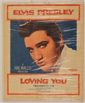 Elvis Presley 1957 "Loving You" Rare Window Card