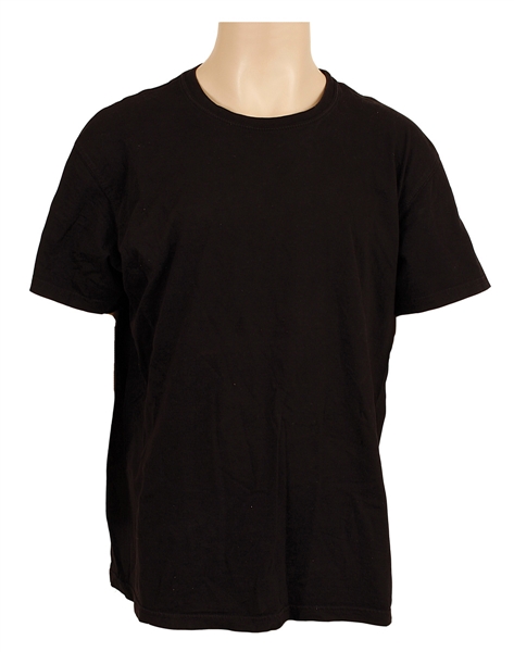 Michael Jackson Owned & Worn Calvin Klein Black T-Shirt