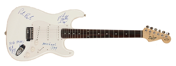 R.E.M. Signed Guitar