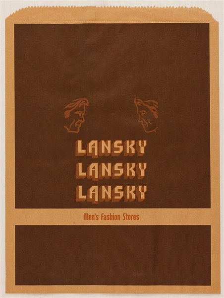 Lansky Brothers Original Store Bag Featuring Elvis Presley