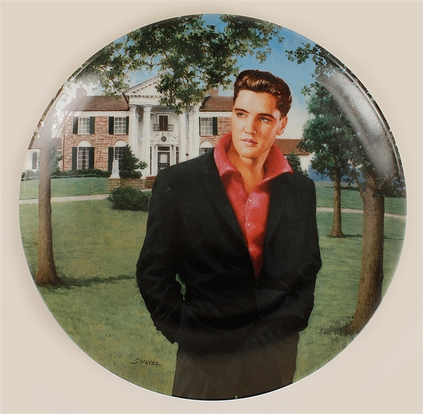Elvis Presley "Graceland: Memphis, Tennessee" Original Delphi Limited Edition Collectors Plate