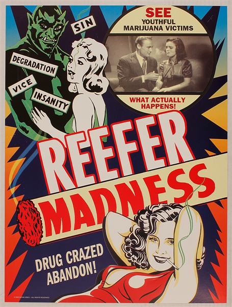 "Reefer Madness" Original Movie Poster