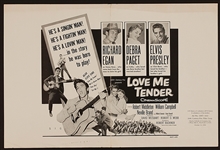 Elvis Presley "Love Me Tender" Original Movie Poster