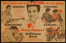 Elvis Presley "Jailhouse Rock" Original Movie Poster