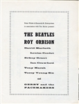 Beatles Signed Original 1963 Beatles and Roy Orbison U.K. Concert Tour Program with Frank Caiazzo LOA.