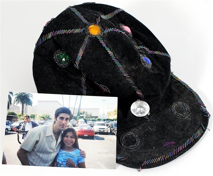 Janes Addiction Perry Farrell Hand-Made Embellished Black Hat