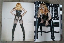 Madonna Harper's Bazaar Magazine Worn Golden Queen Custom Iron Gold Glove and Shoulder Cover