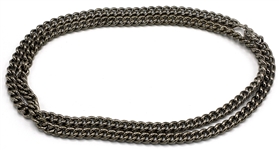 Madonna Worn Motorcycle-Style Chain Necklace