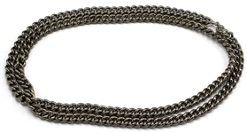 Madonna Worn Motorcycle-Style Chain Necklace