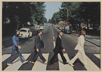 The Beatles "Abbey Road" Album Cover Canvas Picture