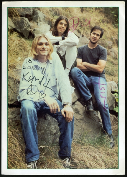 Nirvana Signed Photograph